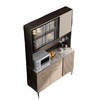 Light Luxury Slate Light Brown Rectangular Cabinet in Dining Room