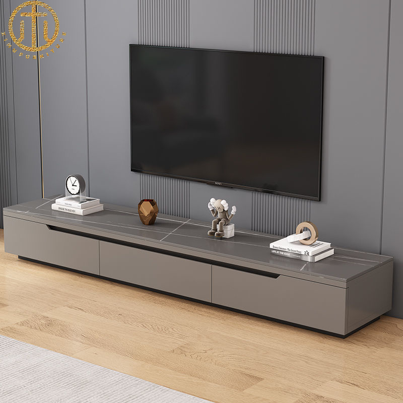 Nordic Light Luxury Living Room Marble Floor Cabinet