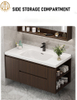 Modern New Chinese Oak Bathroom Cabinet