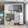 2023 Latest Chinese Style Multifunctional Solid Wood Bunk Bed