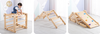 Indoor Solid Wood Toy Home Foldable Children's Climbing Triangular Sliding Ladder