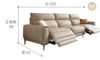 2022 Italian Minimalist Style Electric Multifunctional Leather Sofa