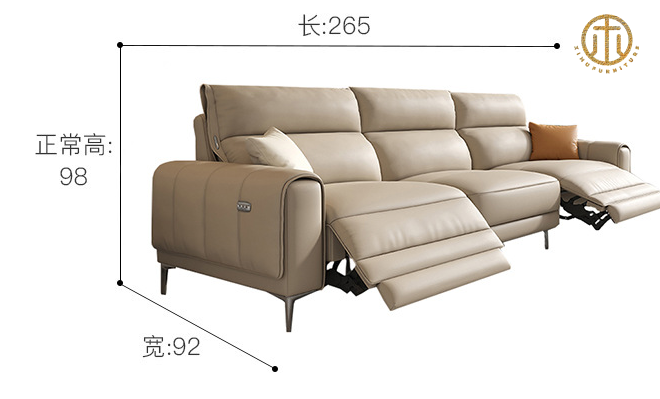 2022 Italian Minimalist Style Electric Multifunctional Leather Sofa