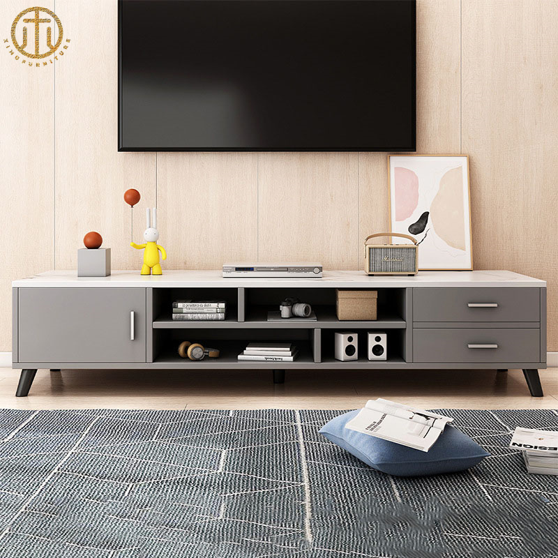 Small Apartment Simple Telescopic TV Cabinet For Living Room