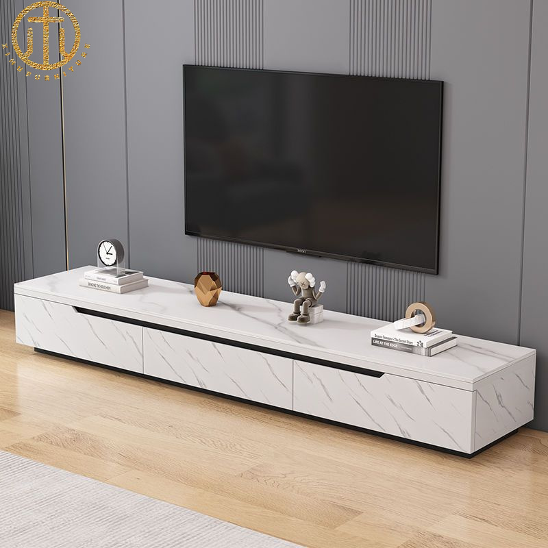 Nordic Light Luxury Living Room Marble Floor Cabinet