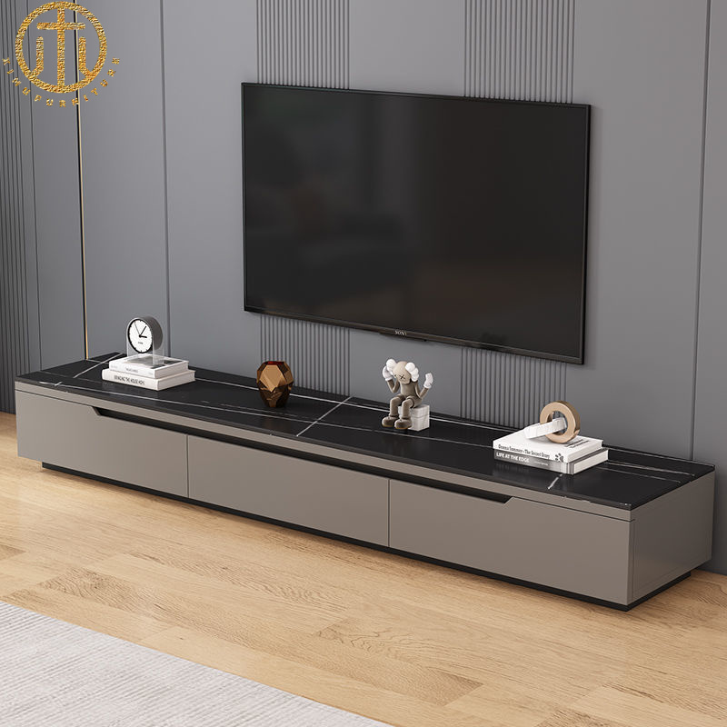 Nordic Light Luxury Living Room Marble Floor Cabinet