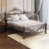 2023 Latest European Style Princess Retro Wrought Iron Bed