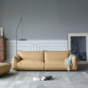 Nordic Leather Browns QuareSofa Living Room