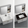 Nordic Slate Grey Square Bathroom Cabinet Bathroom