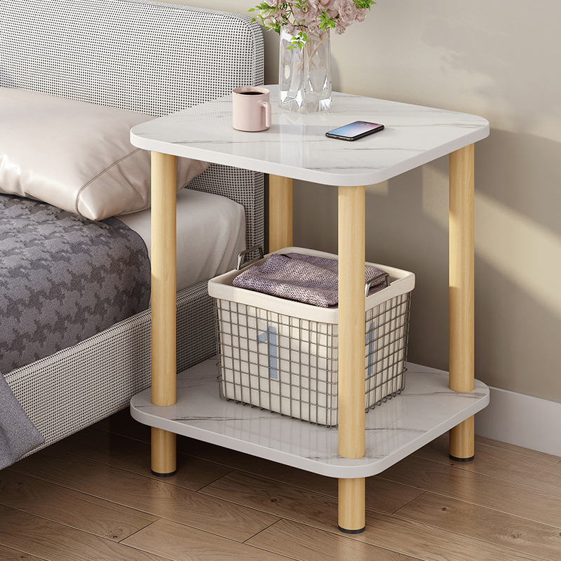 Simple Bedroom Furniture Home Solid Wood Side Table