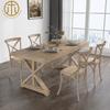 French Light Luxury Retro Solid Wood Dining Table