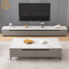 Nordic Light Luxury Living Room Marble Floor Cabinet