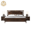 New Chinese Style Ebony Wood Solid Wood Wedding Bed