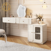 Italian White Cube Dresser Bed Bedroom