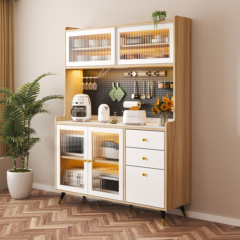 Modern Slate White Rectangular Kitchen Cabinet in Kitchen