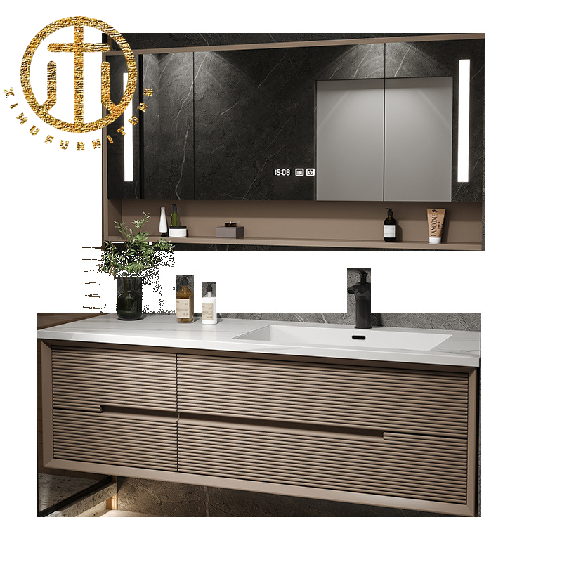 Italian Slate Light Color Rectangular Bathroom Cabinet Bathroom