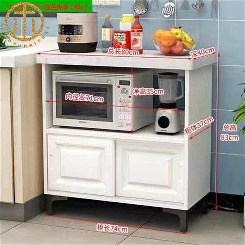 Chinese Style Slate White Rectangular Kitchen Cabinet in Dining Room