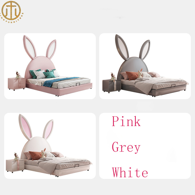 2023 New Creative Cartoon Rabbit Soft Bed For Children