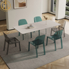 Slate Acrylic Transparent Suspended Telescopic Dining Table