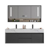 Modern Slate Multicolor Rectangular Bathroom Cabinet Bathroom