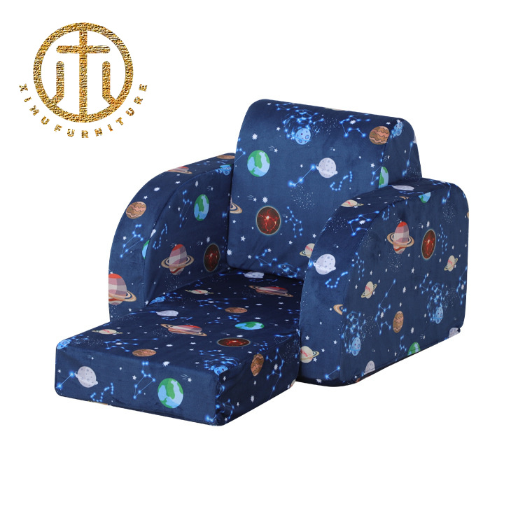 Simple Children′s Starry Sky Wind Multifunctional Folding Sofa