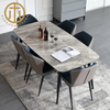 Modern Minimalist Light Luxury Restaurant Furniture Slate Dining Table