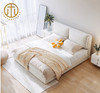 Nordic Modern Minimalist Technology Fleece Fabric Bed For Bedroom