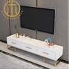 Modern Fabric Rectangular TV Cabinet Living Room