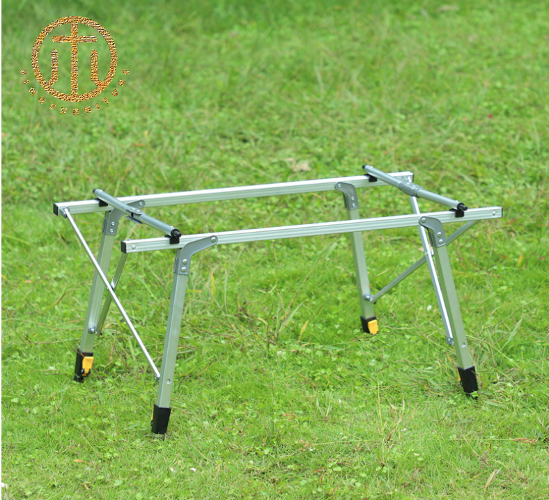 Outdoor Camping Leisure Dining Room Furniture Aluminum Alloy Portable Folding Egg Roll Table