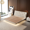 Italian Minimalist Cream Style Soft Bag Suspended Bed