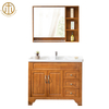 2023 New Simple Modern Oak Ceramic Bathroom Cabinet