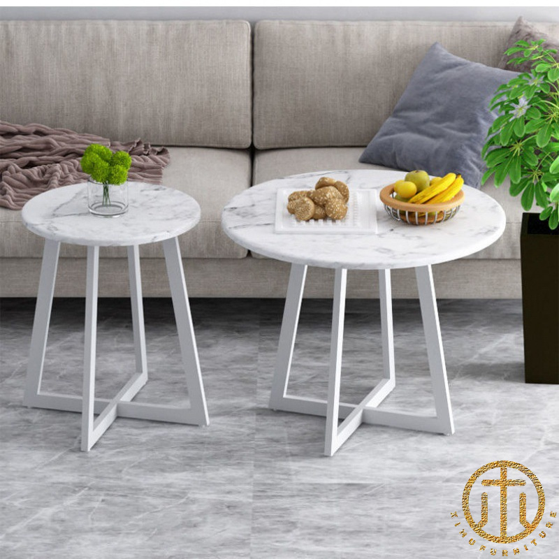 Small Apartment Simple Modern Home Round Coffee Table