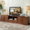 Modern Chinese Retro Solid Wood TV Cabinet For Living Room