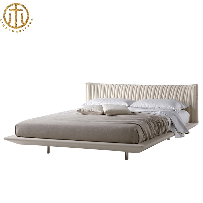 Italian Modern Minimalist High-end Light Luxury Bed For Bedroom