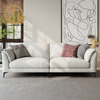 Modern Fabric Rectangular Sofa Living Room