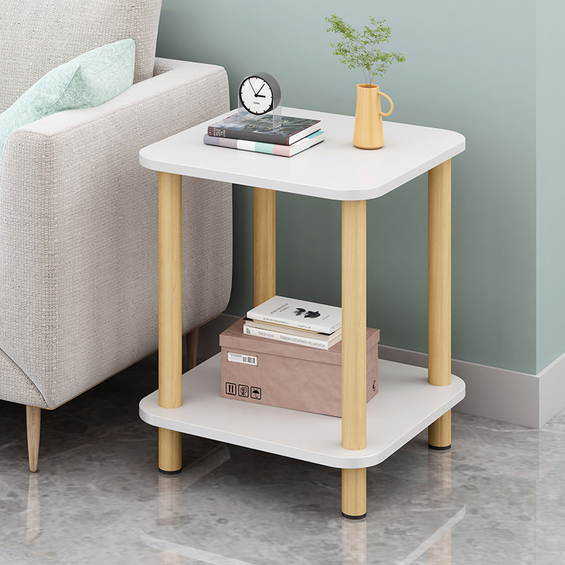 Simple Bedroom Furniture Home Solid Wood Side Table