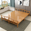 Chinese Simple Bedroom Furniture Folding Solid Beech Bed