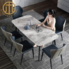 Modern Minimalist Light Luxury Restaurant Furniture Slate Dining Table