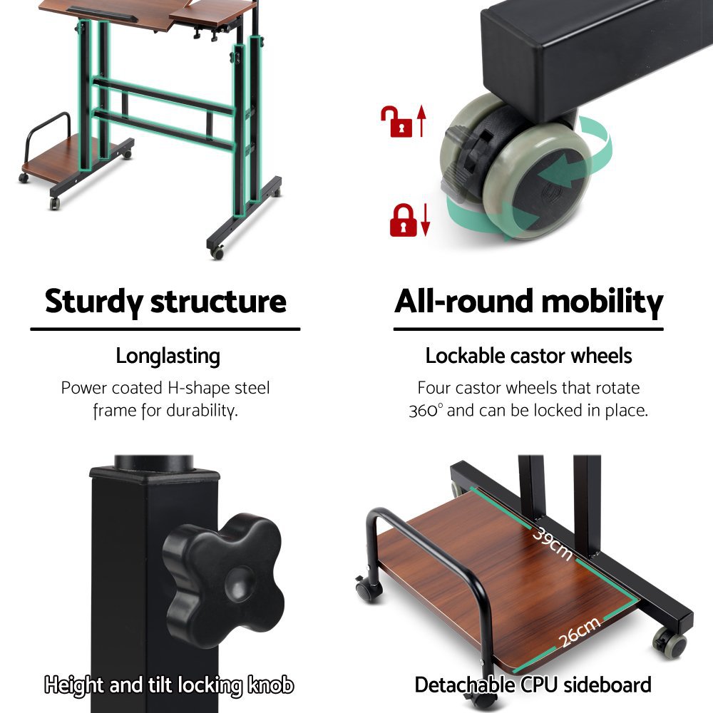 Modern Simple Mobile Foldable Lifting Desk