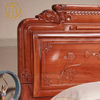 Chinese Antique Carved Mahogany Solid Wood Bed For Bedroom