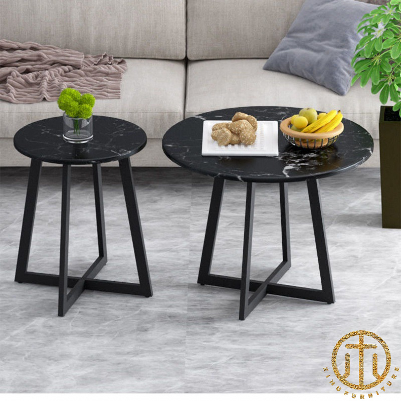 Small Apartment Simple Modern Home Round Coffee Table