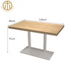 Nordic Casual Rectangular New Zealand Pine Solid Wood Dining Table