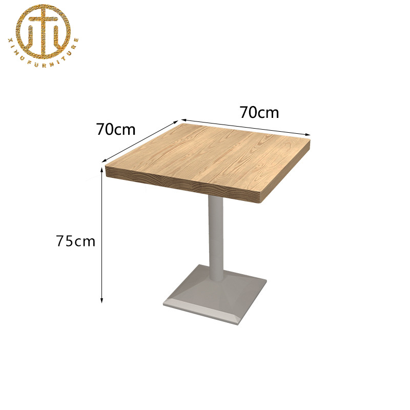 Nordic Casual Rectangular New Zealand Pine Solid Wood Dining Table