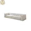 French Cream Style Living Room White Fabric Sofa