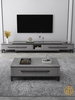 Modern Minimalist Small Apartment Living Room Light Luxury Extendable TV Cabinet