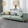 European Light Luxury Leather Sofa For Living Room