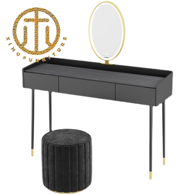 Italian Style Black Rectangular Dresser Bedroom