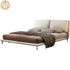 Modern Simple Elephant Ear Leather Art Bed For Bedroom