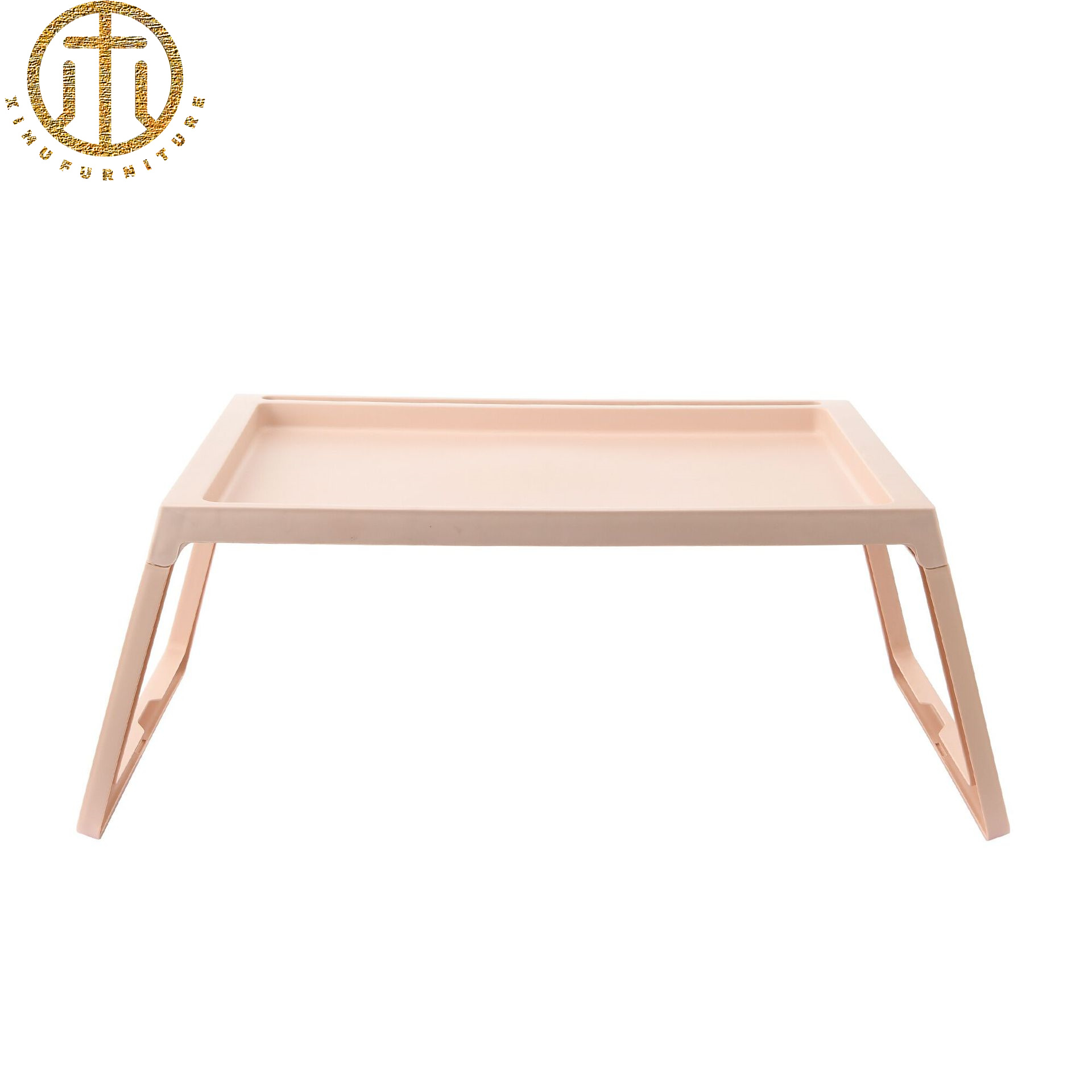 Modern Minimalist Folding Plastic Lazy Bed Table For Living Room