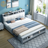 Nordic Modern Simple Fashion Solid Wood Bed For Bedroom